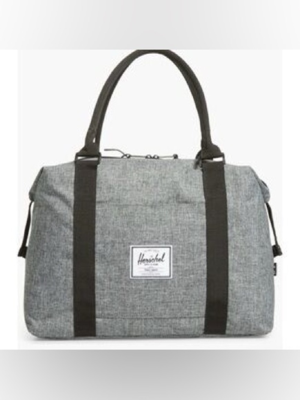 Herschel Supply Company Grey Duffel with Black Straps